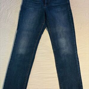 Lucky Brand Lolita Crop Dark Blue Women's Skinny Jeans